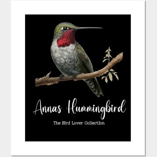 Annas Hummingbird - The Bird Lover Collection Posters and Art